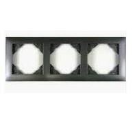 Efapel Logus 90 - Cadre triple Logus Gris