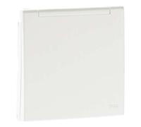 Efapel Logus 90 - Couvercle articulée Base schuko iP44 Logus Ivoire