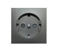 Efapel Logus 90 - Couvercle avec protection base SCHUKO Logus Gris