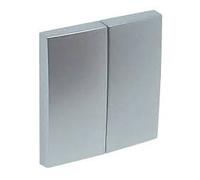 Efapel Logus 90 - Touche double Logus aluminium