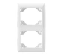 Efapel Sirius 70 - Cadre double droit Sirius blanc