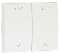 Efapel Sirius 70 - Touches pour interrupteur pour volet roulant Sirius Ivoire