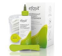 efasit Dissolvant instantané pour callosités - Élimine les callosités en 10 minutes, sans rabotage ni râpage, effet immédiat après 1 application, avec ingrédients nourrissants, kit complet, 200 ml