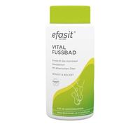 efasit Vital Bain de pieds 400 g - Additif de bain basique pour les callosités pour des pieds parfumés, soignés et détendus, adoucissant les callosités, jusqu'à 30 utilisations