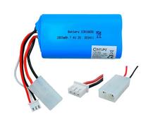 Efaso Akku 7,4V 1800mAh Li-Po pour Modèles avec Fiche Tamiya P. Ex. Henglong 3809 Blindé Tigre 1