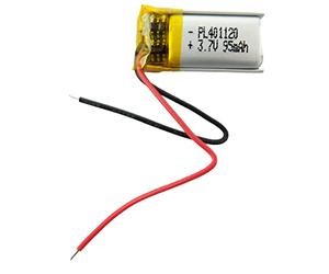 EFASO Batterie 3,7 V 95 mAh Li-Po sans fiche compatible avec casque sans fil, casque, perche à selfie MP3, lecteur GPS, batterie 3D, lunettes 3D, câble longueur 54 mm