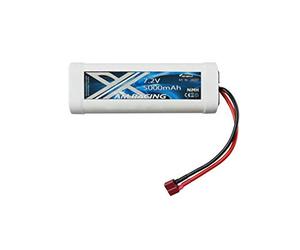 efaso Batterie 7,2 V / 5000 mAh/connecteur NiMH/Deans / 6 cellules