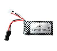 EFASO Batterie 7,4 V 1000 mAh Li-Po avec connecteur 5600 compatible avec XLH 9130 9136 9137