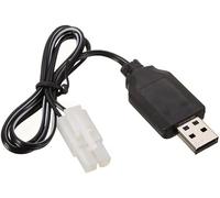 efaso Câble de charge USB | 9,6 V | 250 mAh | Compatible avec les fiches Tamiya | L6.2-2p / pour batteries rechargeables NI-MH