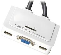 EFB 2-Port KVM VGA-USB-Audio avec jeux de câbles 2x0.9 m