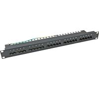 EFB 37588SW.1 EFB Patchpanel 25xRJ45 8/4 1HE ISDN, schwarz, Cat. 3