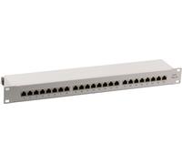 EFB 37666.1M EFB Patchpanel STP 24xRJ45 Cat.6A, 19" 1HE, grau