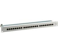 EFB 37667.1M EFB Patchpanel STP 24xRJ45 Cat.6, 19" 1HE, grau