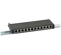 EFB 37738.12 EFB Mini-Patchpanel STP 12xRJ45 Cat.6A,10" 0,5HE,grau