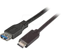 EFB Câble Adaptateur USB 3.2 Type C mâle vers Type A Femelle 0,2 m