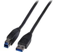 EFB Câble de connexion USB3.0 A-B,St-St,1.8m,noir,Premium