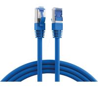 EFB Câble patch RJ45 S/FTP,Cat.6A,Cat7 TPE superflex,0.15m,bl