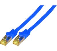 EFB Câble patch RJ45 S/FTP,Cat.6A,LSZH,Cat.7 Rohk.,3m,bleu