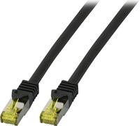 EFB Câble patch RJ45 S/FTP,Cat.6A,LSZH,Cat.7 Rohk.,5m,noir