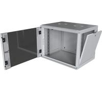 EFB Coffret mural 19" 9U, fixe,1 partie,RAL7035,P=600