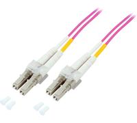 Patchcord EFB LC/UPC-LC/UPC Duplex Multi Mode OM4 2 m Pourpre | O0319.2