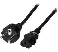 EFB EK508SW.5 EFB Netzkabel Schutzkontakt 180°-C13 180°,sw,5,0m,3x1,00mm