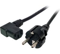 EFB EK534.5 EFB Netzkabel Schutzkontakt 180°-C13 90°,sw,5,0m,3x1,00mm