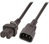 EFB EK585.2V2 EFB Warmgeräteverl. C14 180°-C15 180°,sw,2.0m,3x1.00mm