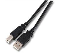 EFB-Elektronik 3.0 m USB 2.0 A/B - Câble USB (USB A, USB B, Mâle/Mâle, Noir, 28/24, Chlorure de Vinyle (PVC))