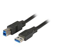 EFB Elektronik 3.0m USB 3.0 A/B câble USB USB 3.2 Gen 1 (3.1 Gen 1) 3 m USB A USB B Noir