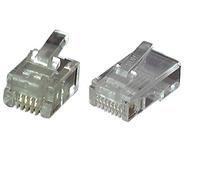 EFB Elektronik 37518.1-100 connecteur de fils RJ-12 Transparent - Connecteurs de fils (RJ-12, Transparent, U/UTP (UTP), 100 pièce(s))