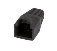EFB Elektronik 37546.4-100 : Gaine de câble RJ-45 noire, conditionnement de 100 pièces pour connecteurs réseau
