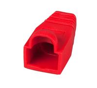 EFB Elektronik 37546.6-100 : Gaine de câble RJ-45 Rouge - Lot de 100 pièces pour connecteurs réseau EFB Elektronik - Référence 37546.6-100