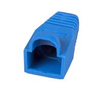 EFB Elektronik 37546.7-100 : Gaine de câble RJ-45 bleue - Conditionnement de 100 pièces pour connecteurs de câbles réseaux.