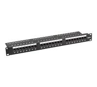 EFB Elektronik 37583SW.1 1U baie de branchements - Baies de branchements (Cat6, 5000 Mbit/s, RJ-45, Or, U/UTP (UTP), 22/24)