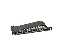 EFB Elektronik 37738.12 Baie de Branchements 12 Ports Cat6a 0.5U Montage Rack Gris - Code SH 85371098