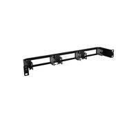 EFB Elektronik 46055.3 Équerre de Fixation Rack 4U Acier Noir 480x100mm, Conforme RoHS, Poids 320g
