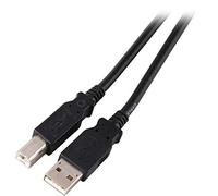 EFB-Elektronik 5.0 m USB 2.0 A/B - Câble USB (USB A, USB B, Mâle/Mâle, Noir, 28/24, Chlorure de Vinyle (PVC))
