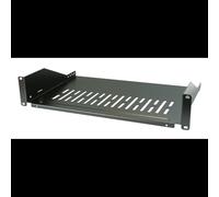 EFB Elektronik 691650TS.2A Étagère rackable 19" (48.3cm) noire, charge max 22kg, dimensions 482.6x300x89mm, quantité 1 pièce.