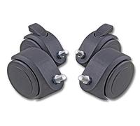 EFB-Elektronik a Lot de 4 roulettes 80 mm avec bloqueur