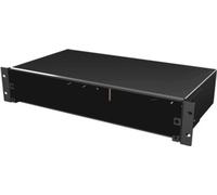 EFB Elektronik Boîte d'épissure extensible 2U sans panneau frontal non équipé noir (VSB2HE-A-SW)
