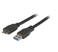 EFB-Elektronik Câble de raccordement USB 3.0 A-Micro-B Noir 1 m