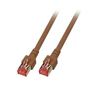 EFB-Elektronik Câble patch RJ45 Cat. 6 LSZH, 1 m Marron