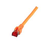EFB Elektronik Câble Patch RJ45 S/FTP Cat.6 LSZH 0.15m Orange, Connecteurs Plaqué Or, AWG 27/7, 250MHz, Diamètre 6.2mm