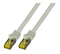 EFB-Elektronik Câble patch RJ45 S/FTP Cat.6A LSZH Cat. 7 Gris 0,25 m