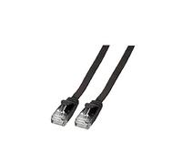 EFB-Elektronik Câble patch RJ45 U/UTP, Cat.6A, PVC, 1 m, noir