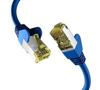 EFB-Elektronik - Câble réseau CAT. 6a jusqu'à 10 Gbit - Câble LAN 0,5 m Câble Ethernet avec protection jack/anti-torsion - Connecteur RJ45, blindage S/FTP PIMF - Blanc