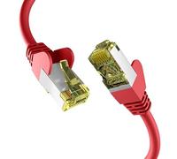 EFB Elektronik EC020200055 Câble Réseau Cat6a S/FTP (S-STP) 10m Rouge, RJ-45 Mâle/Mâle, Contacts Or, 10Gbps, 500MHz, LSZH