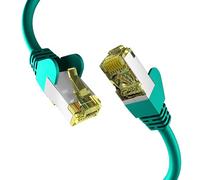 EFB-Elektronik Câble réseau Cat.6a – 10 m – RJ45 S/FTP PIMF – anti-torsion – jusqu'à 10 Gbit – Vert