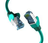 EFB-Elektronik - Câble réseau CAT. 7 jusqu'à 10 Go - Câble LAN de 1 m - Câble Ethernet avec protection jack/anti-torsion - Connecteur RJ45, blindage S/FTP PIMF - Vert
